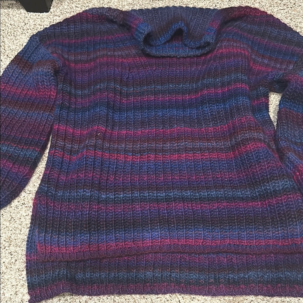 Multicolor Striped Women's Sweater